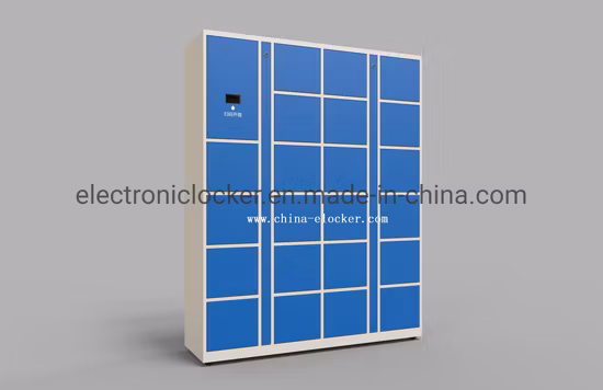 Armário de pacote Bluetooth para aplicativo móvel Click&Collect interno