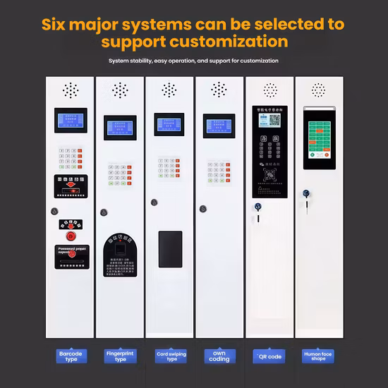 Armário inteligente eletrônico de aço para entrega de pacotes para logística na última milha